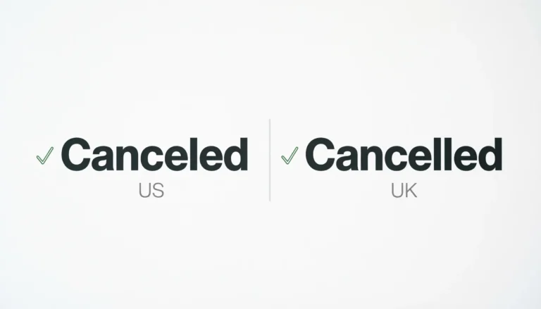 Canceled or Cancelled