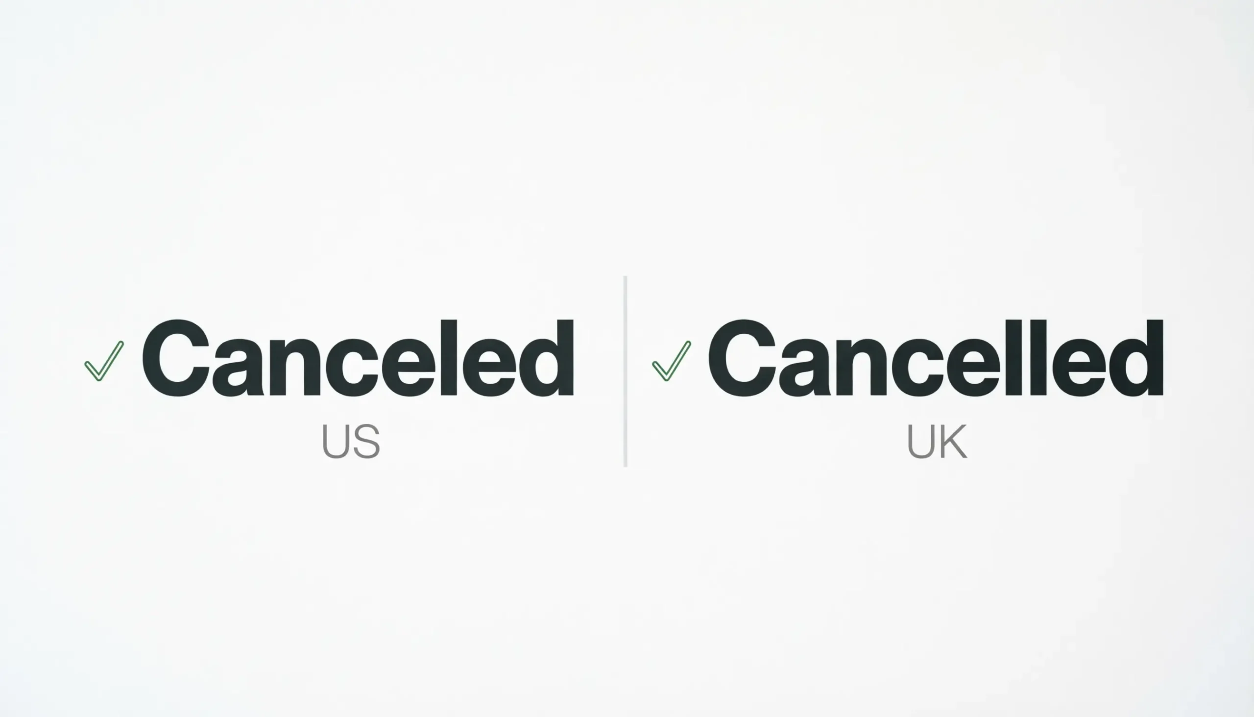 Canceled or Cancelled