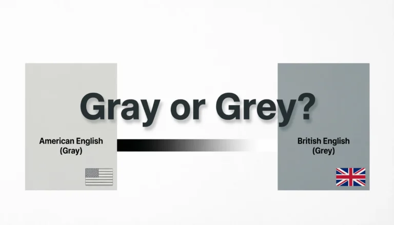 Gray or Grey