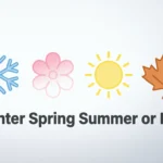 Winter Spring Summer or Fall