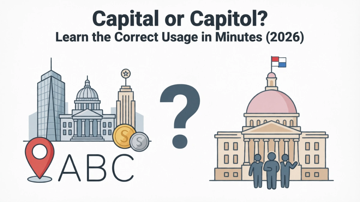 Capital or Capitol