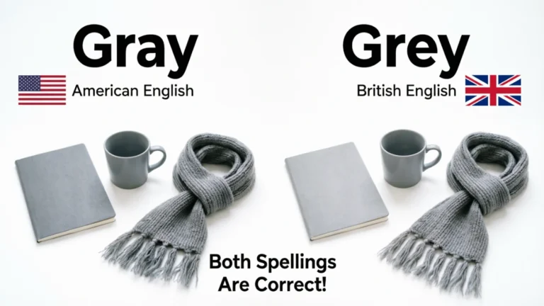 Color Gray or Grey