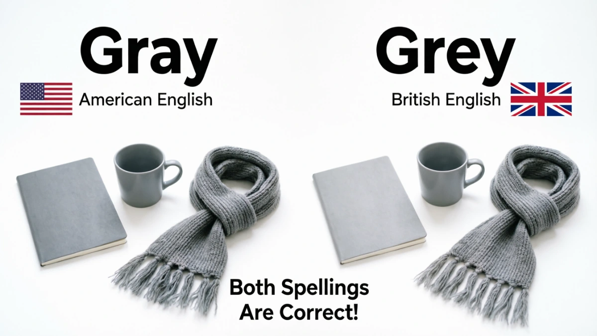 Color Gray or Grey
