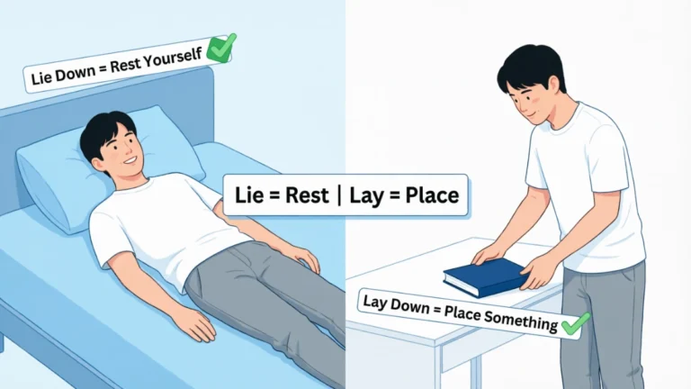 Lie Down or Lay Down