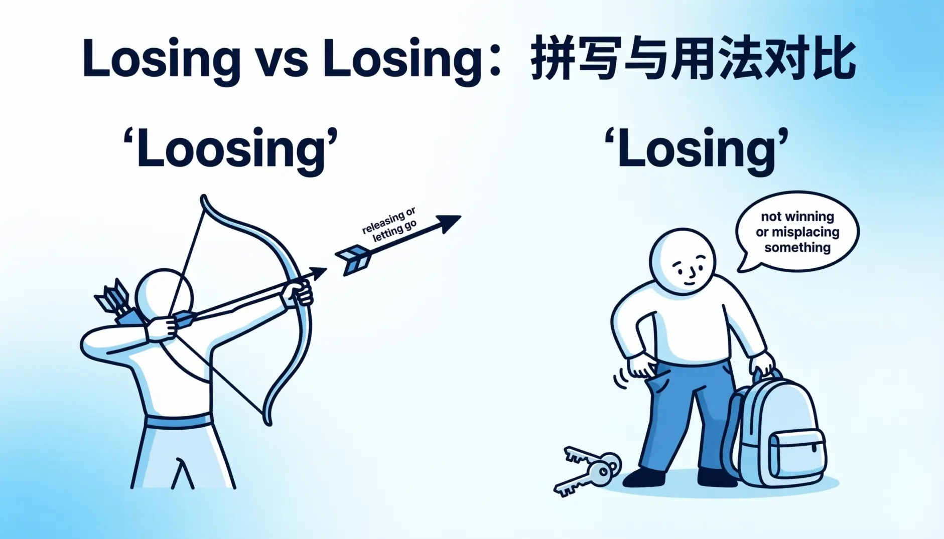 Loosing or Losing