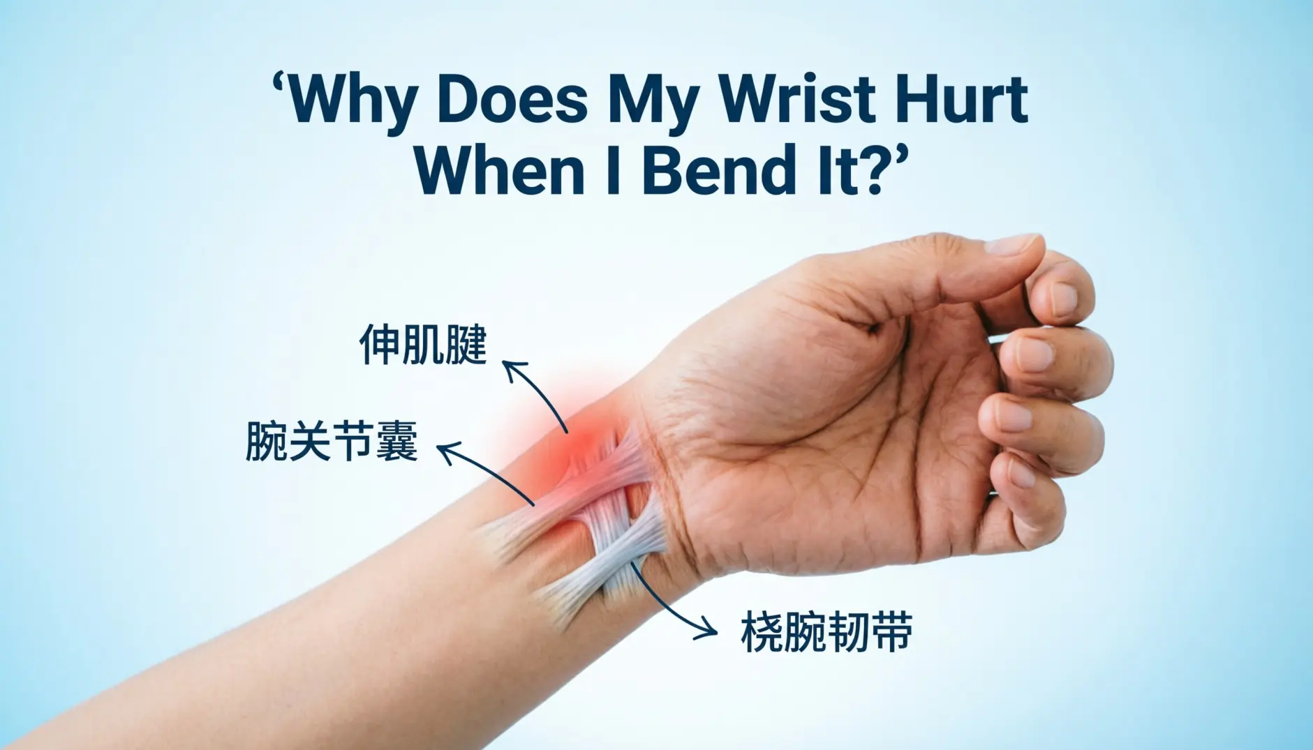 My Wrist Hurt When I Bend It or Put Pressure