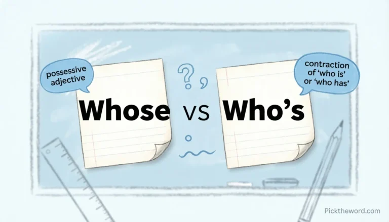 Whose or Who’s