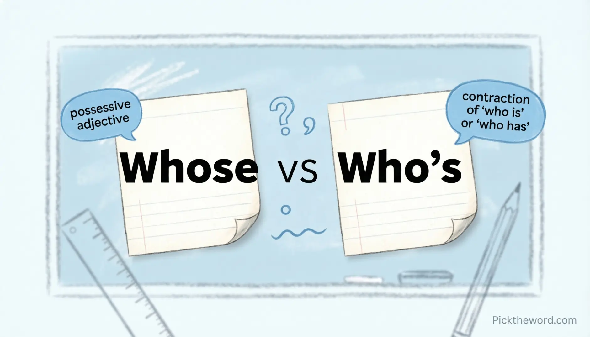 Whose or Who’s