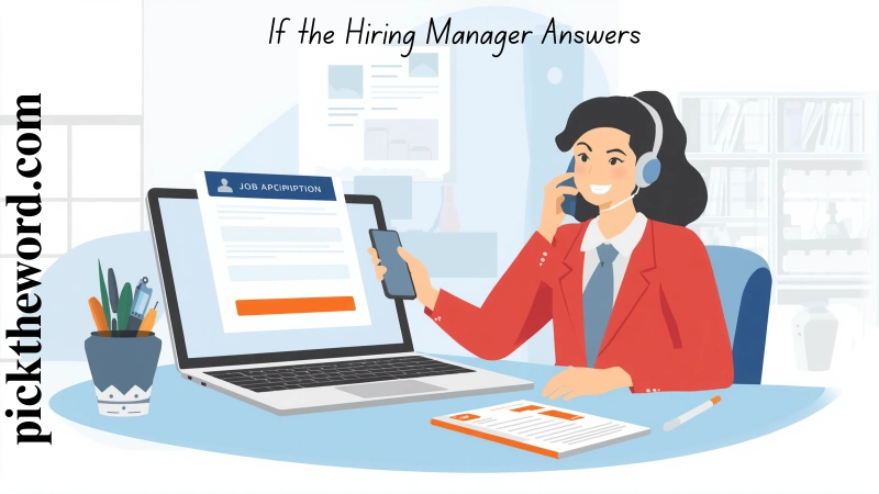 If the Hiring Manager Answers