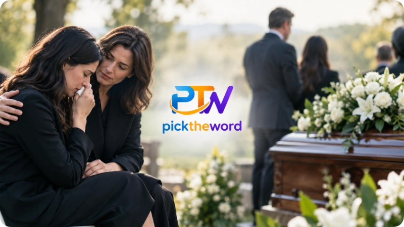 Say at a Funeral in Person