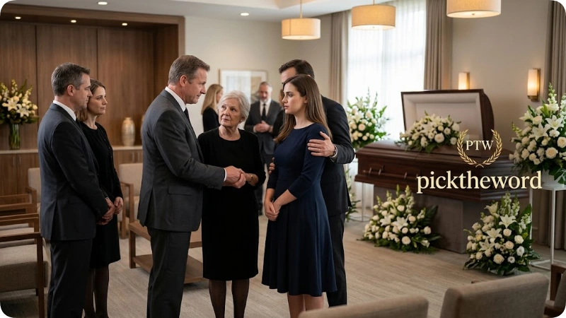 Say at a Funeral Viewing