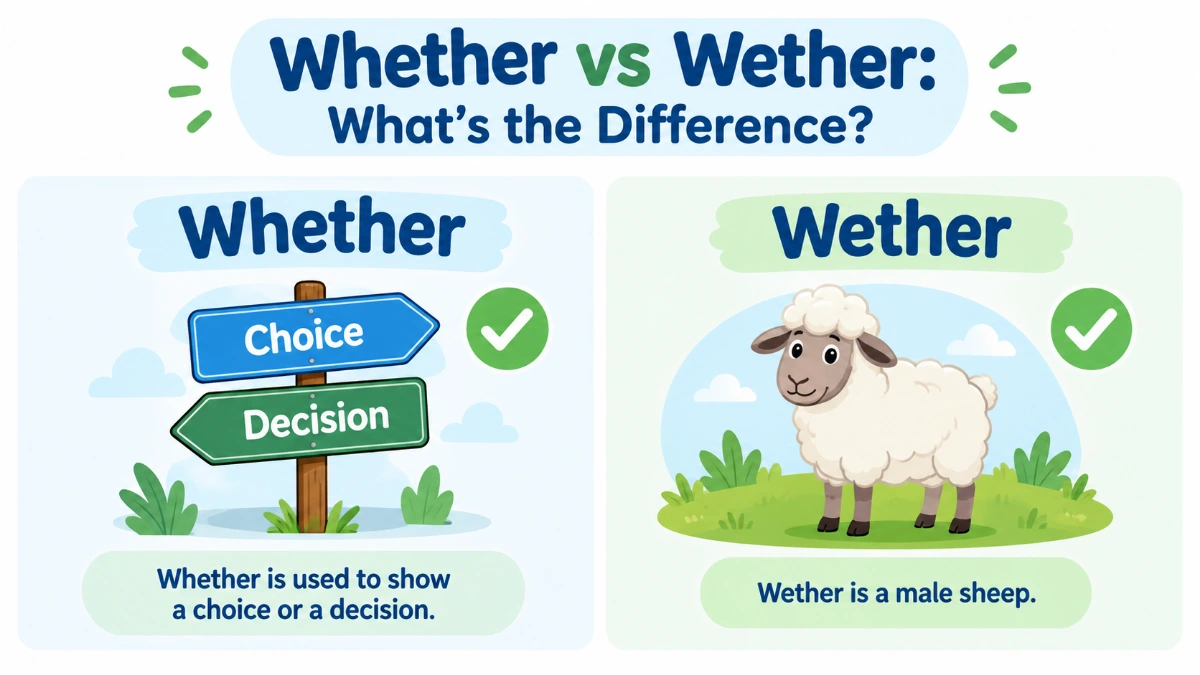 whether or wether