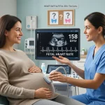 fetal heart rate 158 bpm boy or girl