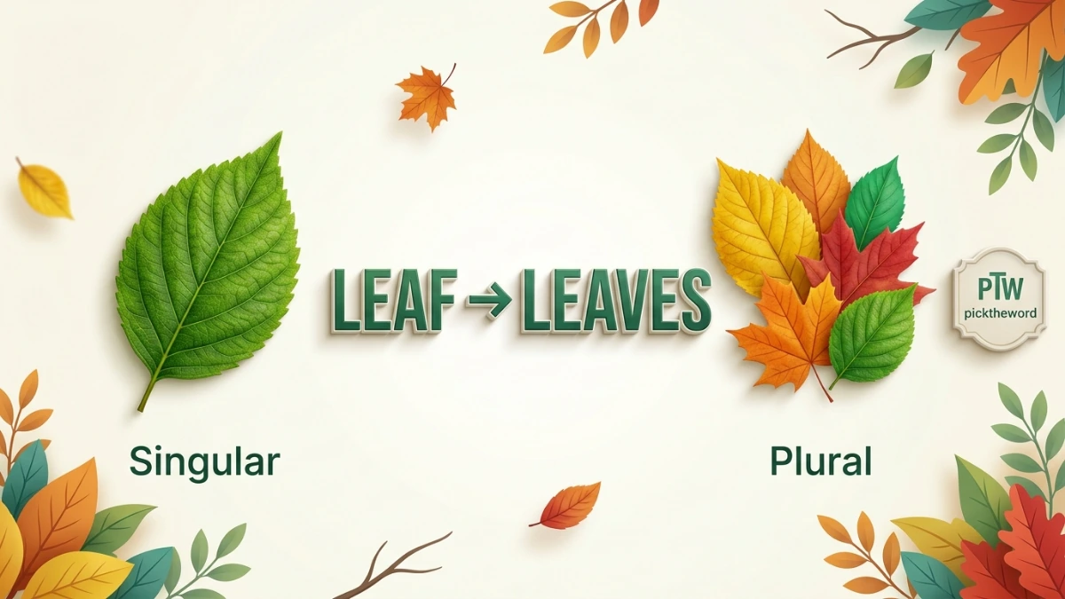 leafs or leaves
